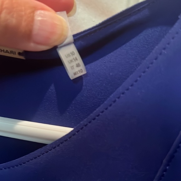 Elie Tahari Blue Sleeveless Dress - Picture 8 of 9